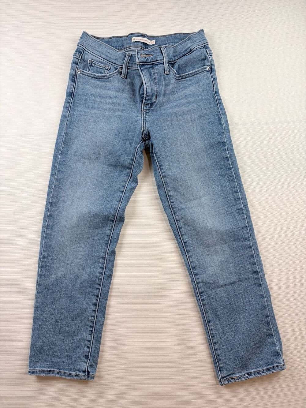 Levi's 311 Shaping Skinny Capri Size 26 Blue Denim Jeans